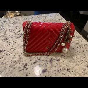 Carolina Hererra red patent bag